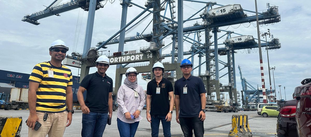 Site visit at port operations